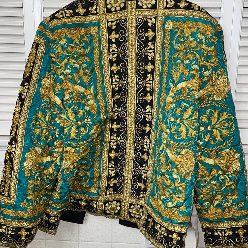 Versace “LIKE” jacket biggie smalls Halloween theme party vintage - Picture 4 of 8